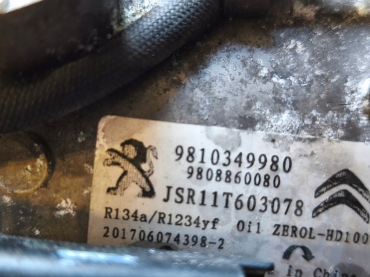 фото №8, Peugeot citroen opel 1.5 2.0 синий hdi компрессор кондиционера 9810349980