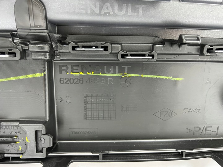 фото №9, Renault captur ii рестайлинг бампер переднее перед решётка решётка радиатора галоген n 24-