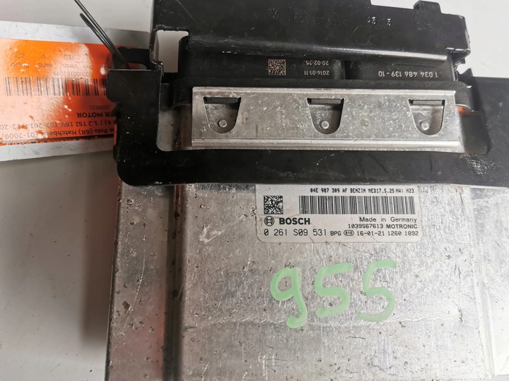 фото №12, Skoda rapid 1.2b 0261s09531 04e907309af компьютер e