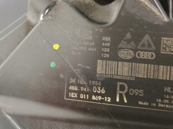 фото №3, Audi a7 s7 4g8 лампа правая перед matrix