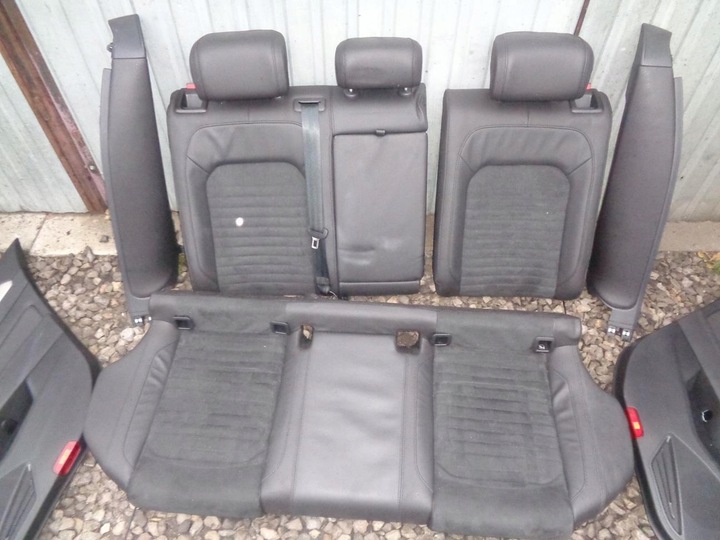 фото №10, Сидіння обшивки комплект напівшкіра алькантара vw passat b8 sedan 2014- європа