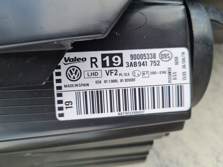 фото №14, Vw passat b7 3ab лампи перед bi ксенон динамічний led 3ab941751 3ab941752 19