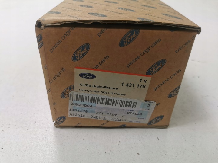 фото №9, Тормозные колодки тормозные перед s-max / galaxy 2.5t / 2.2 tdci / 2.0 oem номер 1431178