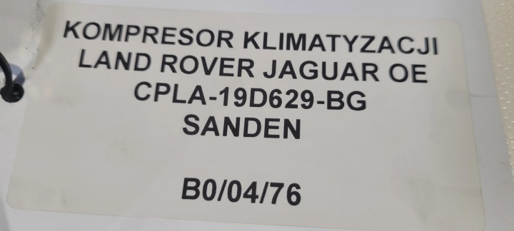 фото №7, Компрессор кондиционера land rover cpla-19d629-bg