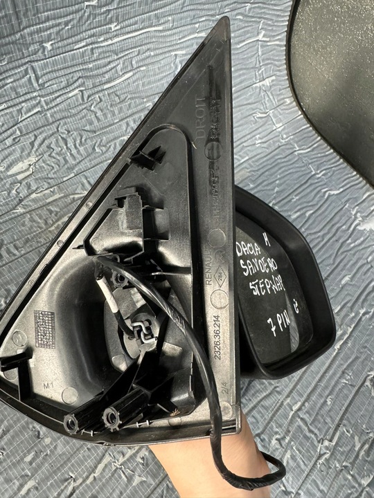 фото №7, Дзеркало праві dacia sandero stepway ii 7 pin v767