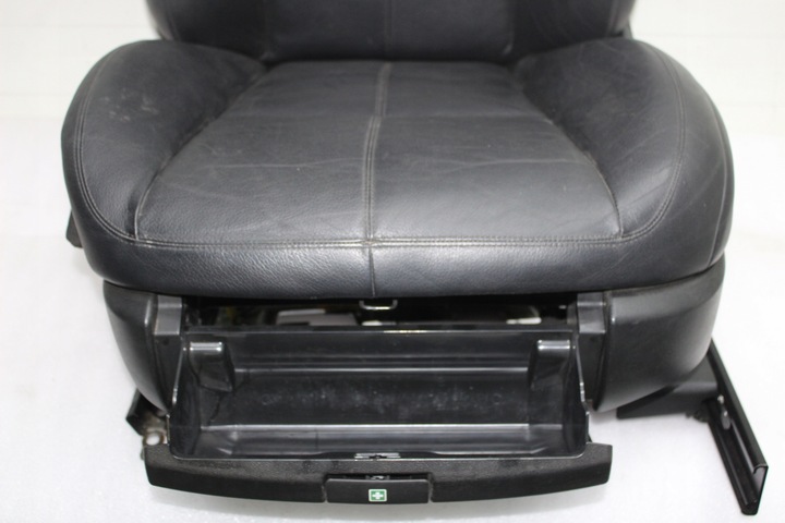 фото №12, Mercedes s w221 сидіння лівий передній рестайлінг чорна шкіра з підігрівом надувний