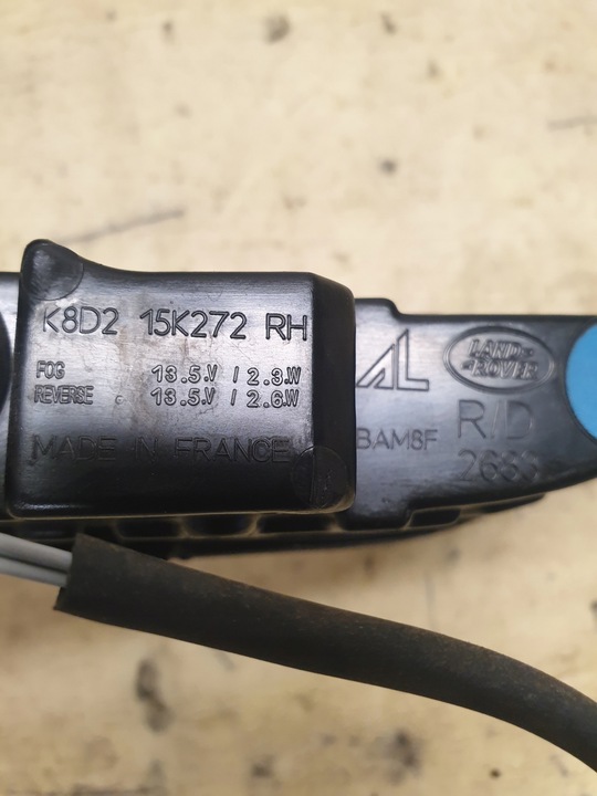 фото №9, Range rover evoque ii l551 лампа зад противотуманная правая k8d2-15k272-ab