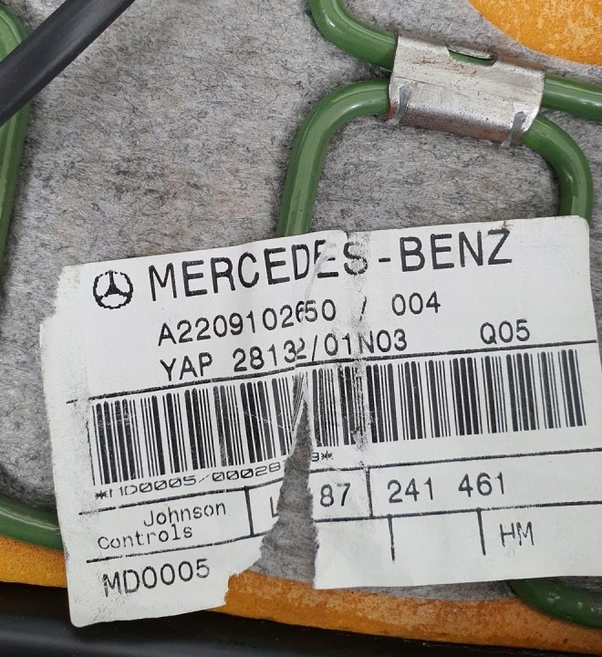 фото №14, Сиденье левые перед передний водителя кожа с подогревом mercedes w220 европа