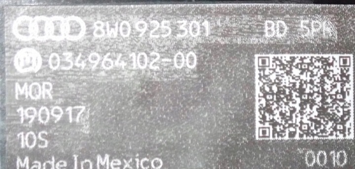 фото №11, Панель кнопок audi q5 sq5 80a 8w0925301bd 5pr