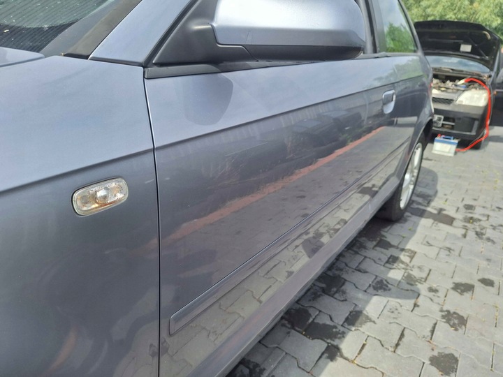 фото №9, Дверь комплектные левый перед 3d bez стёкла! audi a3 8p hb 3d ly7h