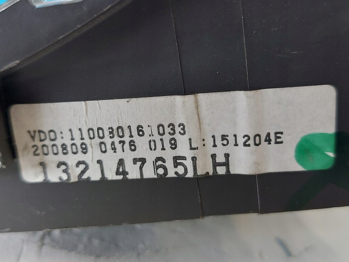 фото №9, Спідометр  панель приладів opel meriva a 1.4 b 13214765lh