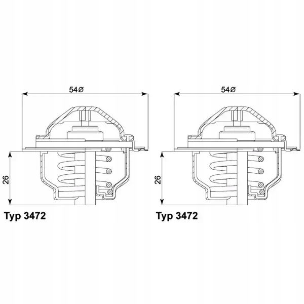 фото №12, Термостат audi a3,a4 2.0tdi 03- 3472.87d/wah 3472.87d