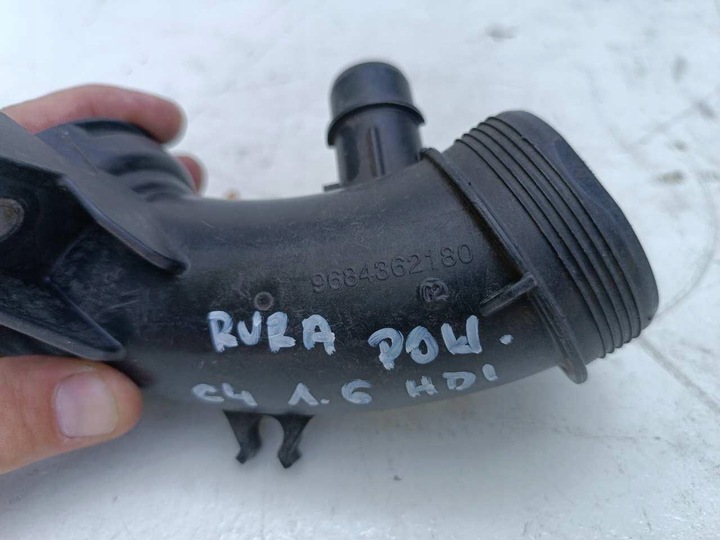 фото №5, Шланг труба воздуховод воздуха citroen c3 picasso 1.6 hdi 9684362180