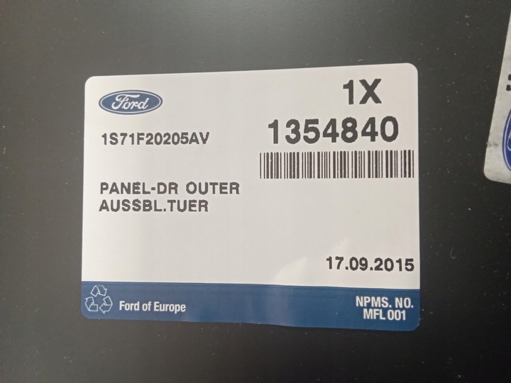 фото №3, Плита двері передніх лівих ford mondeo mk3