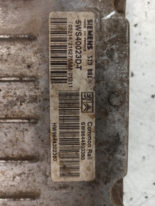 фото №6, Peugeot citroen блок керування двигуном (ecu) 5ws40023dt