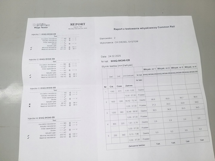 фото №13, Форсунка інжектор перевірений land range rover 3.6 368dt 6h4q-9k546-eb
