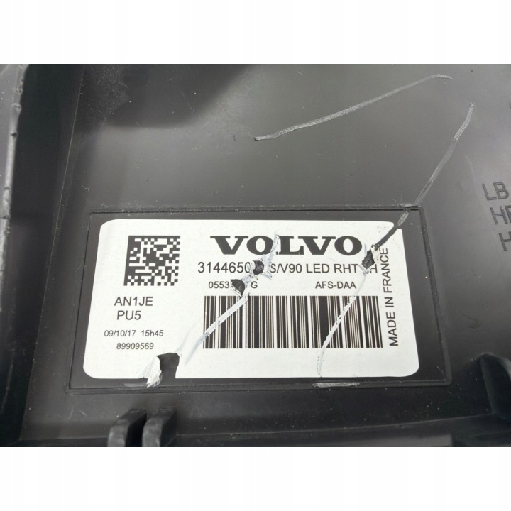 фото №16, Volvo s90 ii 234 комплект фари 31446500