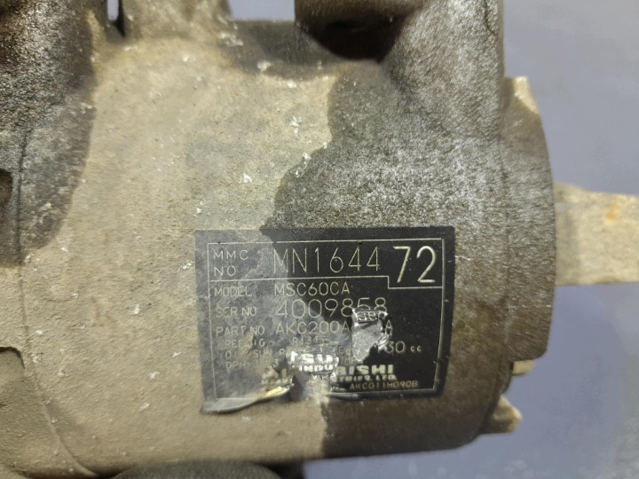 фото №4, Mitsubishi colt vi z30 рестайлінг 08- 1.3 b 95 km компресор кондиціонера
