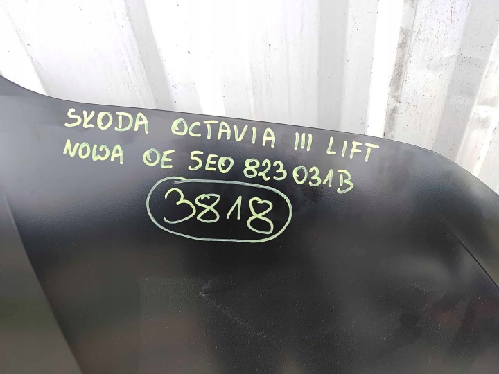 фото №13, Skoda octavia iii рестайлинг капот крышка двигателя новая oem номер 3818