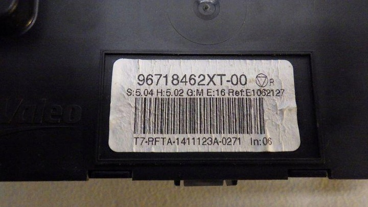 фото №7, Панель керування кондиціонер peugeot rcz рестайлінг 96718462xt