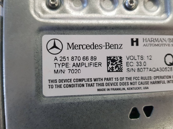 фото №8, Усилитель harman кардон mercedes r w251 2518706689
