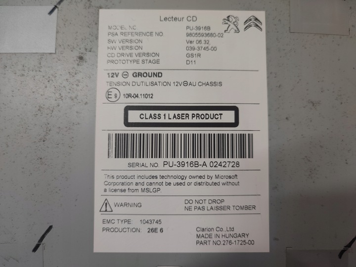 фото №6, Радио навигация cd панель управление радио дисплей воздуховод peugeot 308 t9