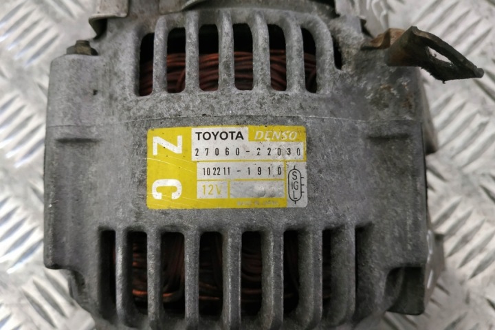фото №7, Генератор toyota corolla _e12_ 2706022030 1.4l бензин 71kw 2002