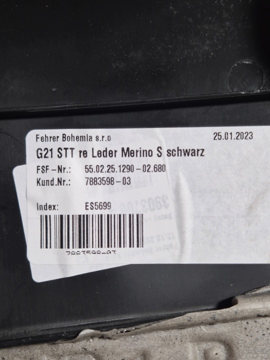 фото №7, Bmw m3 g81 g21 23r диван зад кожа merino