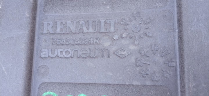 фото №12, Renault megane iv 4 16- плита захисна захист pod двигун 758308281r