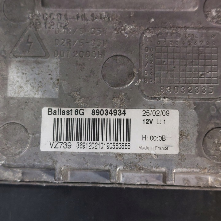 фото №12, Citroen c5 iii лампа ксенон правая передняя преобразователь ксеноновая лампа 9684845080