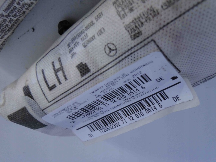 фото №5, Mercedes slk r172 подушка подушка безпеки сидіння права ліва