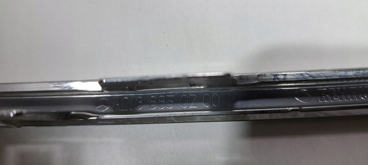 фото №7, Mercedes e-klasa w213 планка хром бампер перед a2138850200