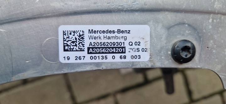 фото №3, Mercedes 205 c клас a2056204201 pas переднє