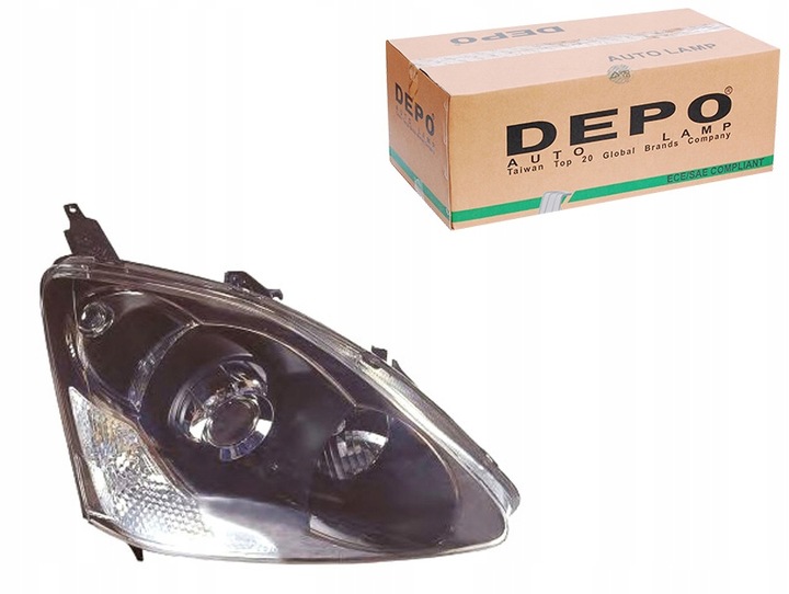 фото №1, Фара лампа передняя depo 33101s5tg61 33101s5t