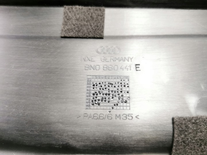 фото №8, Защита усилитель ремня перед передняя левая audi tt 1999- oem номер 8n0860441e