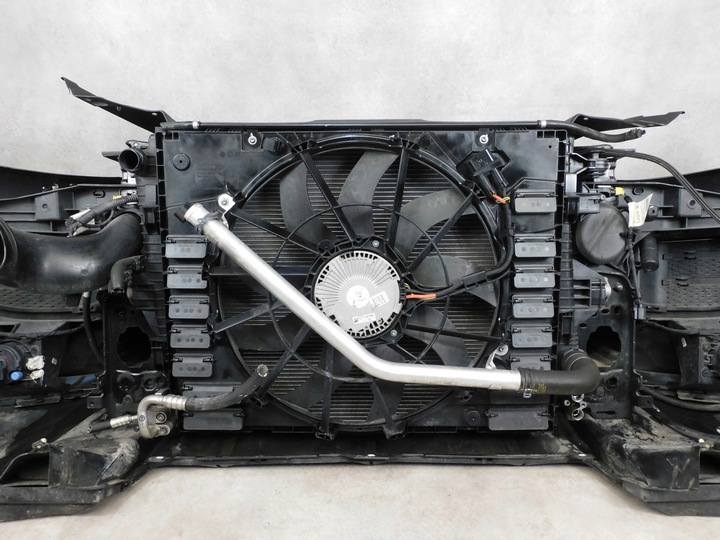 фото №12, Porsche cayenne 7p комплектний перед капот лампи бампер pas чорний