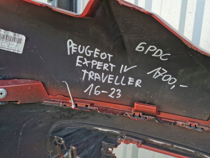 фото №14, Peugeot expert iii traveller 16-23 бампер передній підсилювач 9808639777