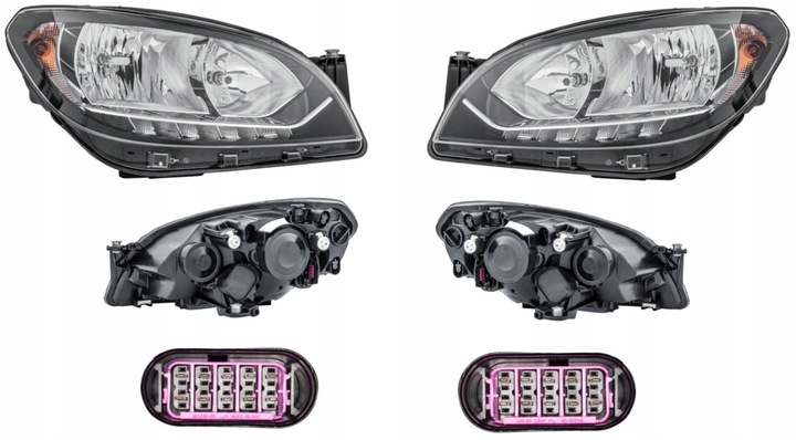 фото №1, Фара лампа skoda citigo 12- hella l+p