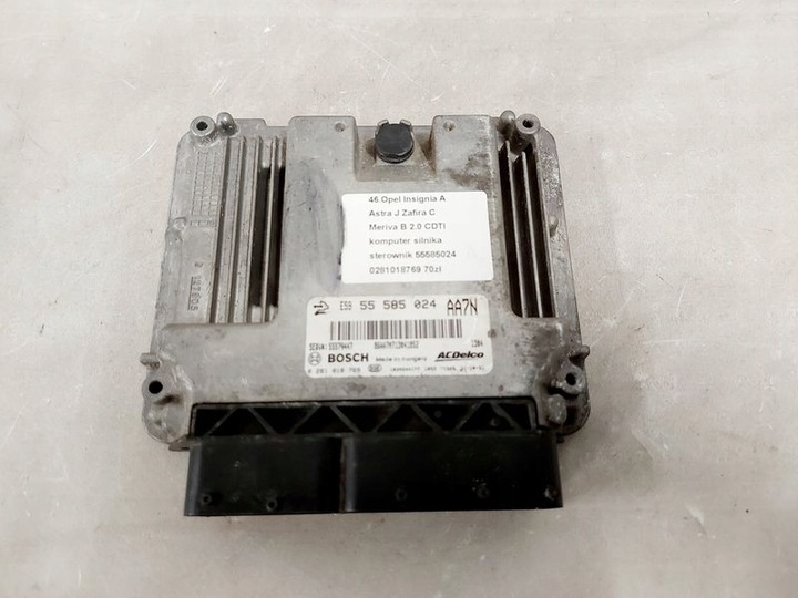 фото №1, Insignia a 2.0 cdti комп'ютер двигуна блок керування