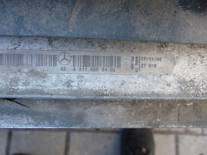 фото №13, Радіаторів води кондиціонера вентилятор kpl mercedes e клас w211 3.0cdi v6