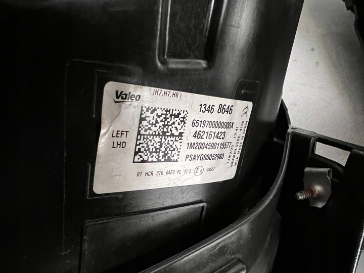 фото №12, Citroen c3 aircross h7 обычная лампа левая правая фара левый правый