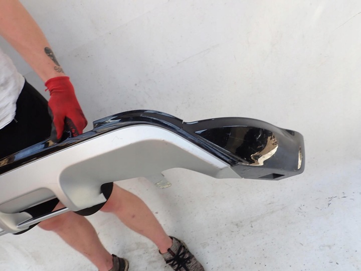 фото №3, Ford focus ii 2 mk2 рестайлинг zetec s 07-11 dół накладка спойлер бампера зад