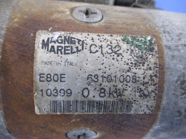 фото №5, Fiat uno 1.0 стартер 63101008 magneti протестированный