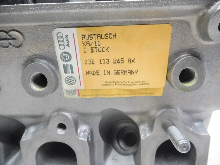 фото №14, Головка volkswagen polo golf oem номер 030103265ax