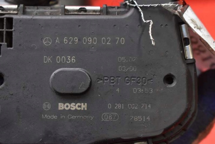 фото №7, Дросельна заслінка a6290900270 mercedes ml w164 4.0 cdi 306 km 05-08