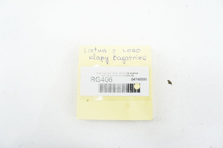 фото №5, Rg406 ford kuga mk2 ii молдинг накладка крышки багажника логотип cj54-s43404-af ar