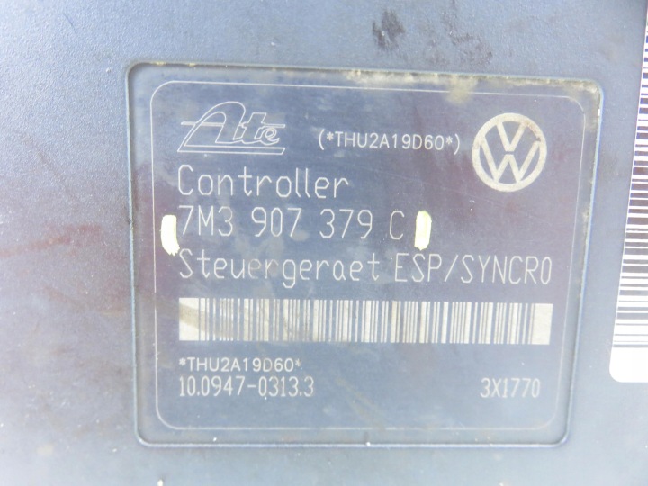 фото №5, Блок керування abs vw sharan i 7m3907379c 7m3614111b