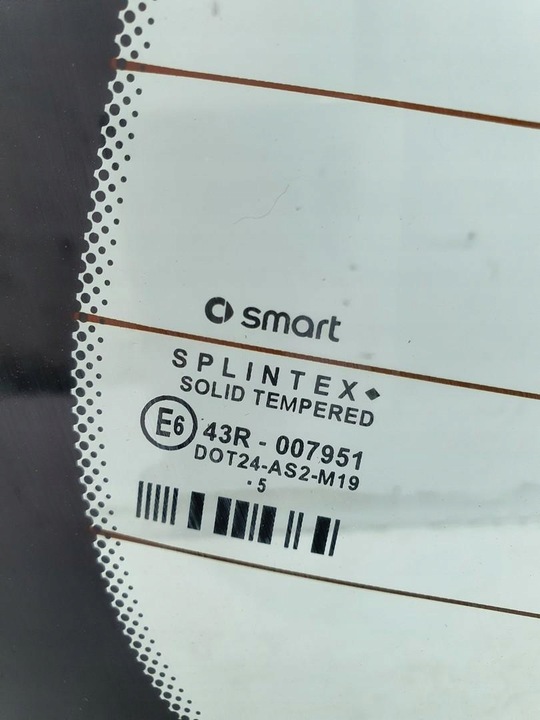 фото №4, Стекло зад задняя smart forfour 454