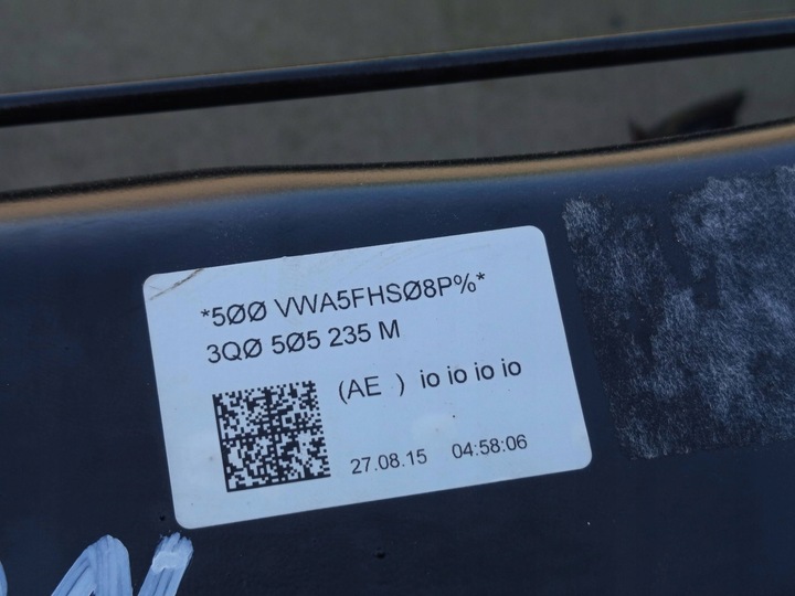 фото №5, Балка ось подвешивание зад задние vw passat b8 4x4 3q0505235m