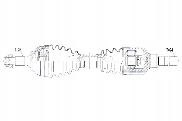 фото №11, Піввісь привідна peugeot 208 1.6hdi 13- citroen c3 ii 1.6hdi 16- права
